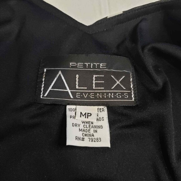 Alex Evenings Floral Sleeveless Blouse Dressy Tank with Sequin- Medium Petite MP - Picture 3 of 10